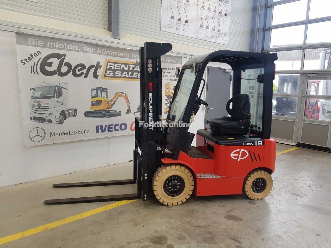 new EP Equipment EFL181 / Triplex: 4,80m / SS / Neu diesel forklift