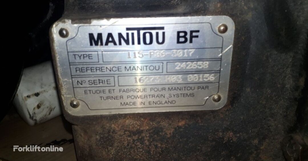 Manitou powershift, type 115-PS6-3017 gearbox for telehandler