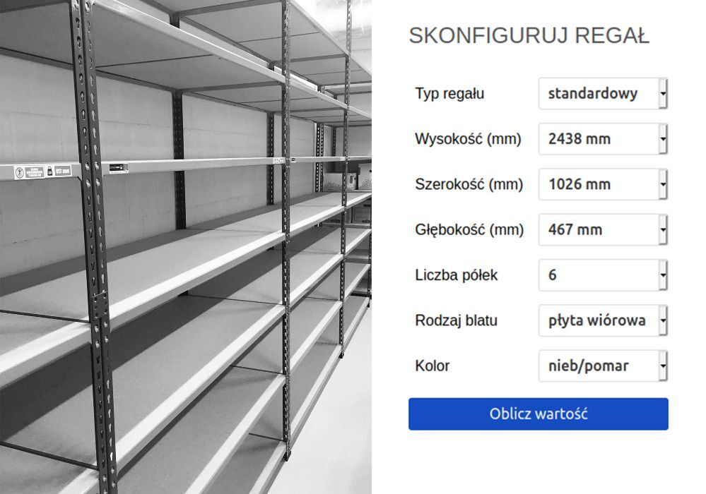 Regał półkowy do magazynu sklepu warsztatu mocna sztywna konstru warehouse shelving